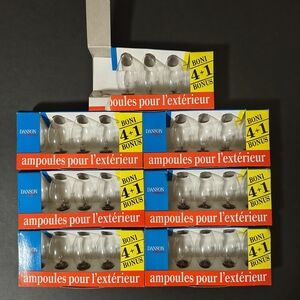 30 New Danson Decor Boni Light Bulbs 4+1 Bonus Pack + 4 Open Pack Bulbs